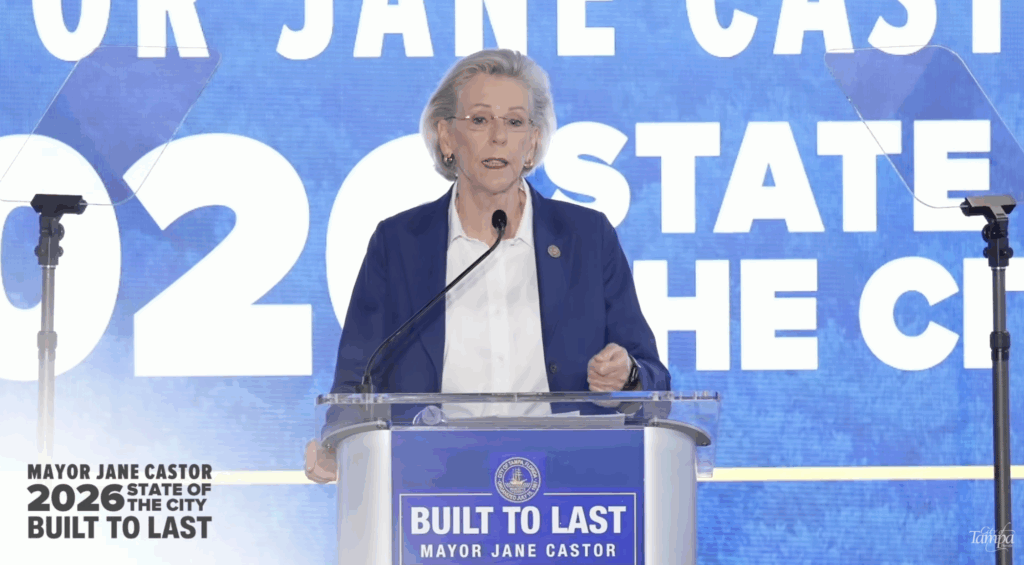 Tampa Mayor Jane Castor speaks on the state of the city