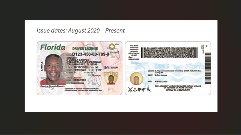 A Florida driver's license, which could affect your mail-in ballot