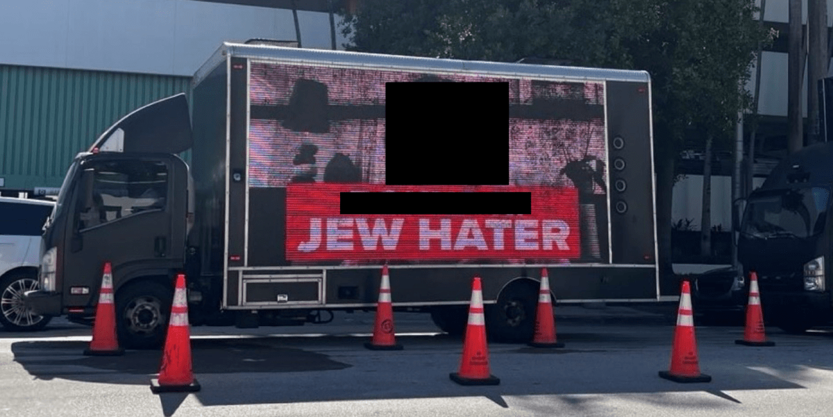 Lawsuit: Miami Beach Official Hired Truck Calling JVP Activists “Jew Hater”