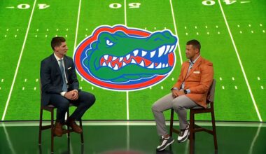 University of Florida head football coach Jon Sumrall discusses the upcoming season with Spectrum Sports 360's Thomas Cook. (Spectrum News)