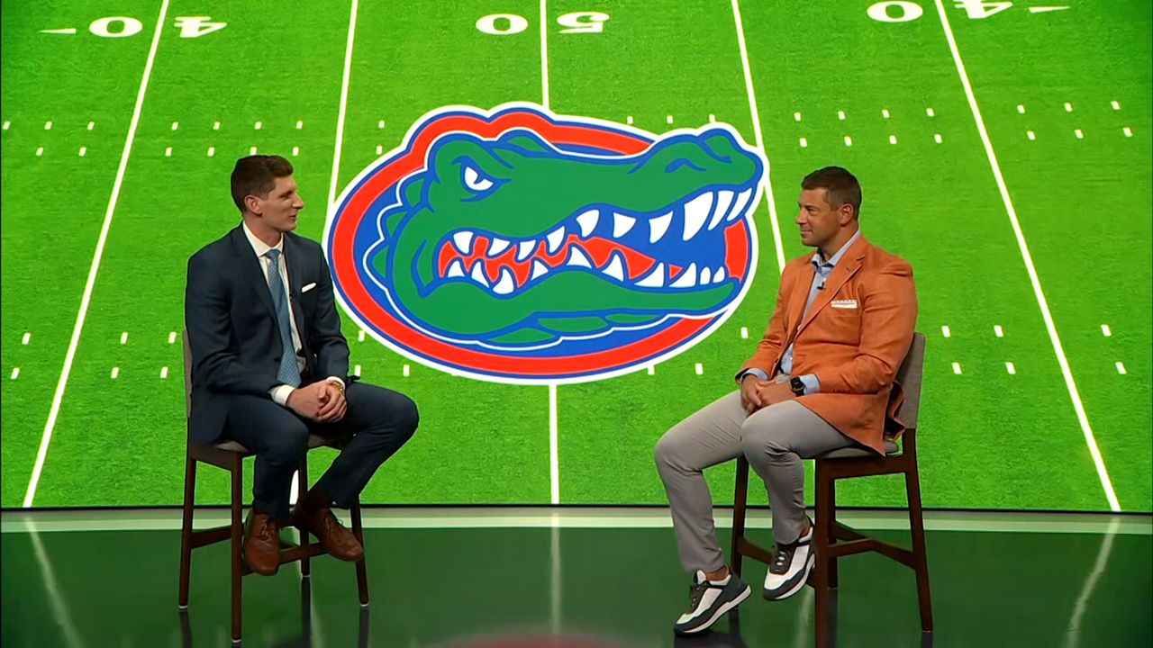 University of Florida head football coach Jon Sumrall discusses the upcoming season with Spectrum Sports 360's Thomas Cook. (Spectrum News)