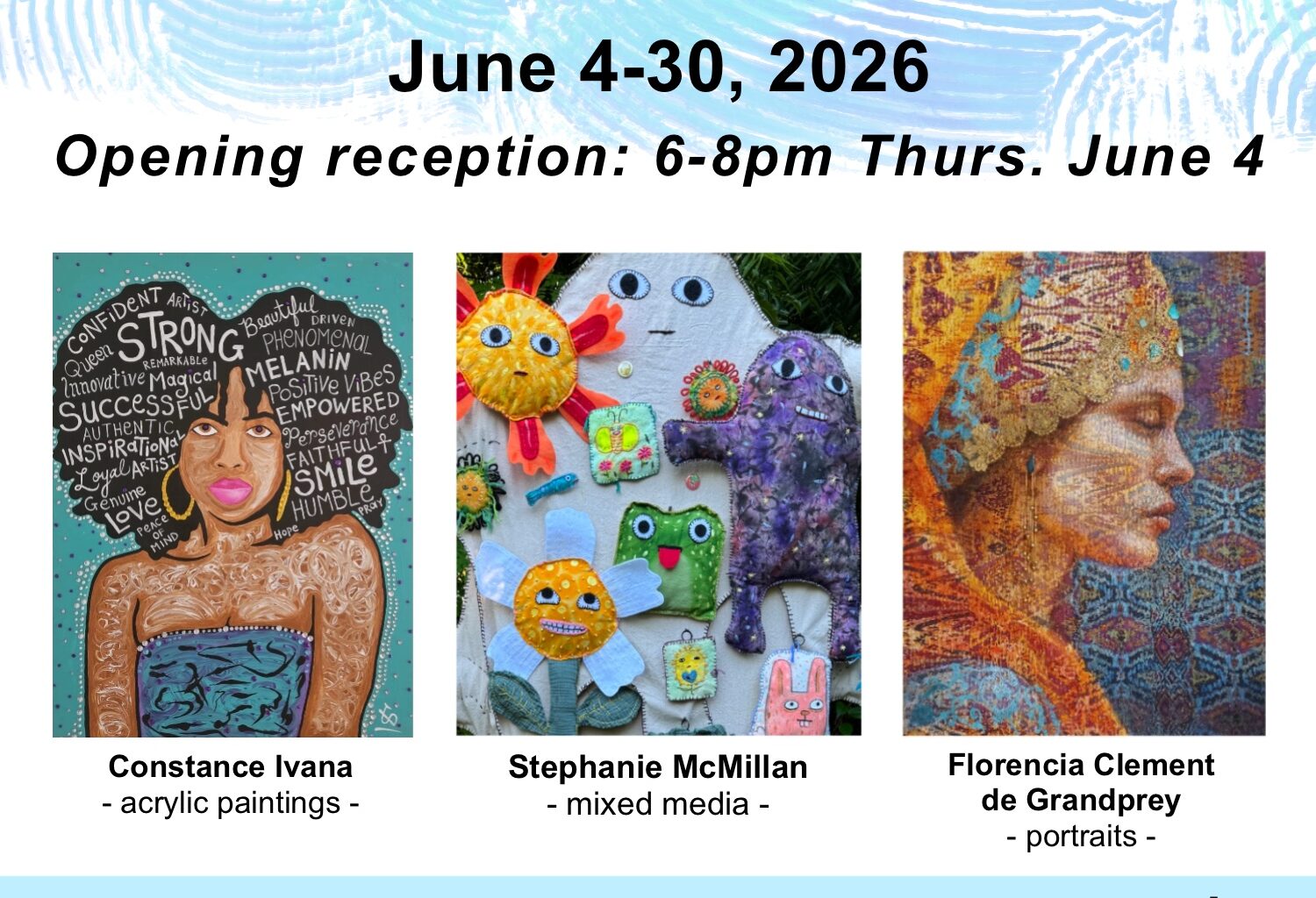 History Fort Lauderdale’s “Three by the River” Artists Opening Reception