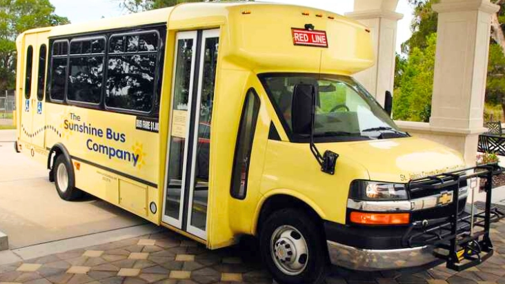 St. Johns County's key public transit offering is the Sunshine Bus, operated in partnership with the area Council on Aging.