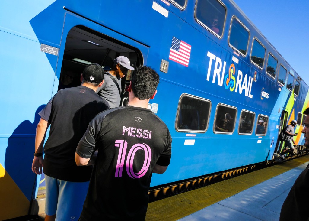 Tri-Rail ridership rises as Inter Miami fans rely on service