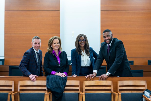 Left to right, Broward judges Jose Izquierdo, Shari Africk-Olefson, Florence Taylor Barner and Kenneth L. Gillespie. (Courtesy, 17th District Circuit Court)