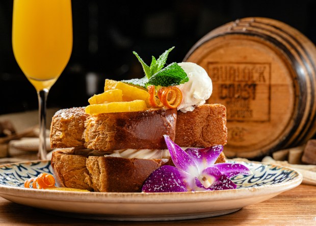 Burlock Coast in Fort Lauderdale will have three days of brunch this weekend, with a menu that includes Zak's Brioche French Toast, featuring bread from Miami's acclaimed Zak the Baker. (Burlock Coast/Courtesy)