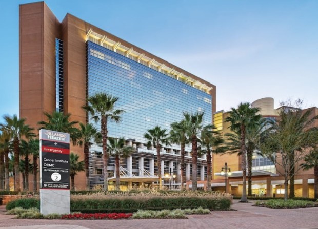 The Orlando Health Cancer Institute's Bone Marrow Transplant and Cellular Therapy Program's expansion was honored Tuesday, May 5, 2026 in the redesign and renovation category of the Gold Brick Awards at the Dr. Phillips Center for the Performing Arts. (Courtesy of Downtown Orlando Partnership)