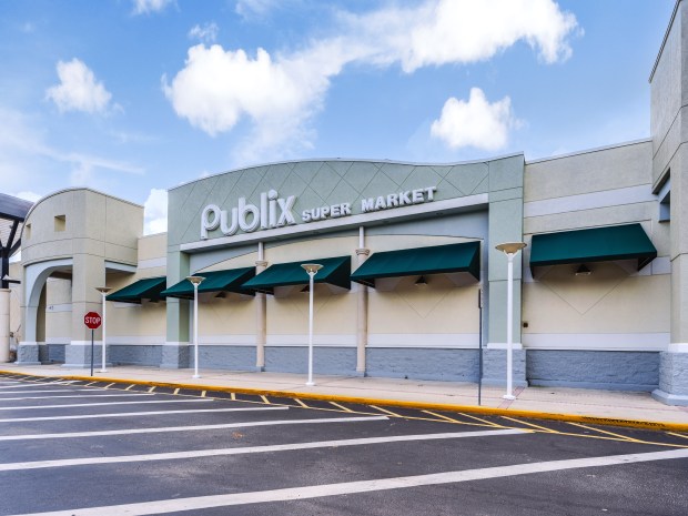 Public is the anchor tenant at the Shoppes of Sweetwater in Longwood. Graphite Real Estate, based in Washington, D.C., paid $14.65 million to buy the property last month. The retail center's other tenants include CVS, along with an outparcel with a McDonald's. (Photo courtesy of Cushman & Wakefield)