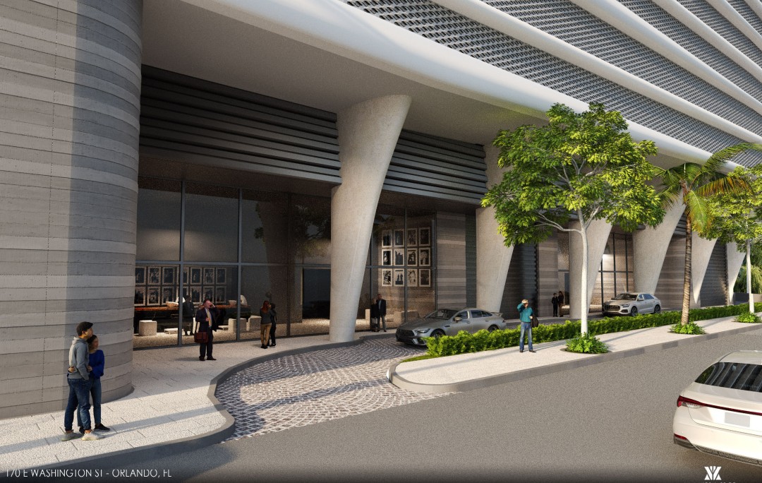 The developer hasn't identified the hotel brand yet, but said...