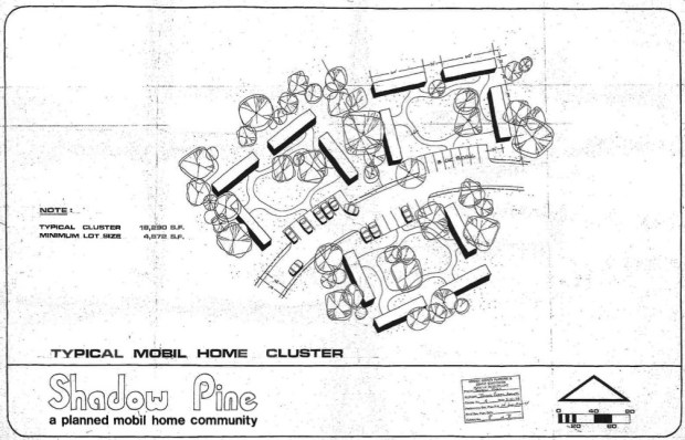 An image of a cluster layout from the case file of the lawsuit recently filed against Orange County by owners of about 74 acres of land along East Colonial Drive east of Bithlo. The owners argue the county is denying them development rights granted more than 50 years ago and reaffirmed multiple times over the years. (Image from Lowndes Law Firm)