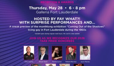 Galleria Fort Lauderdale’s “Take PRIDE!” 2026 Reception to Benefit History Fort Lauderdale