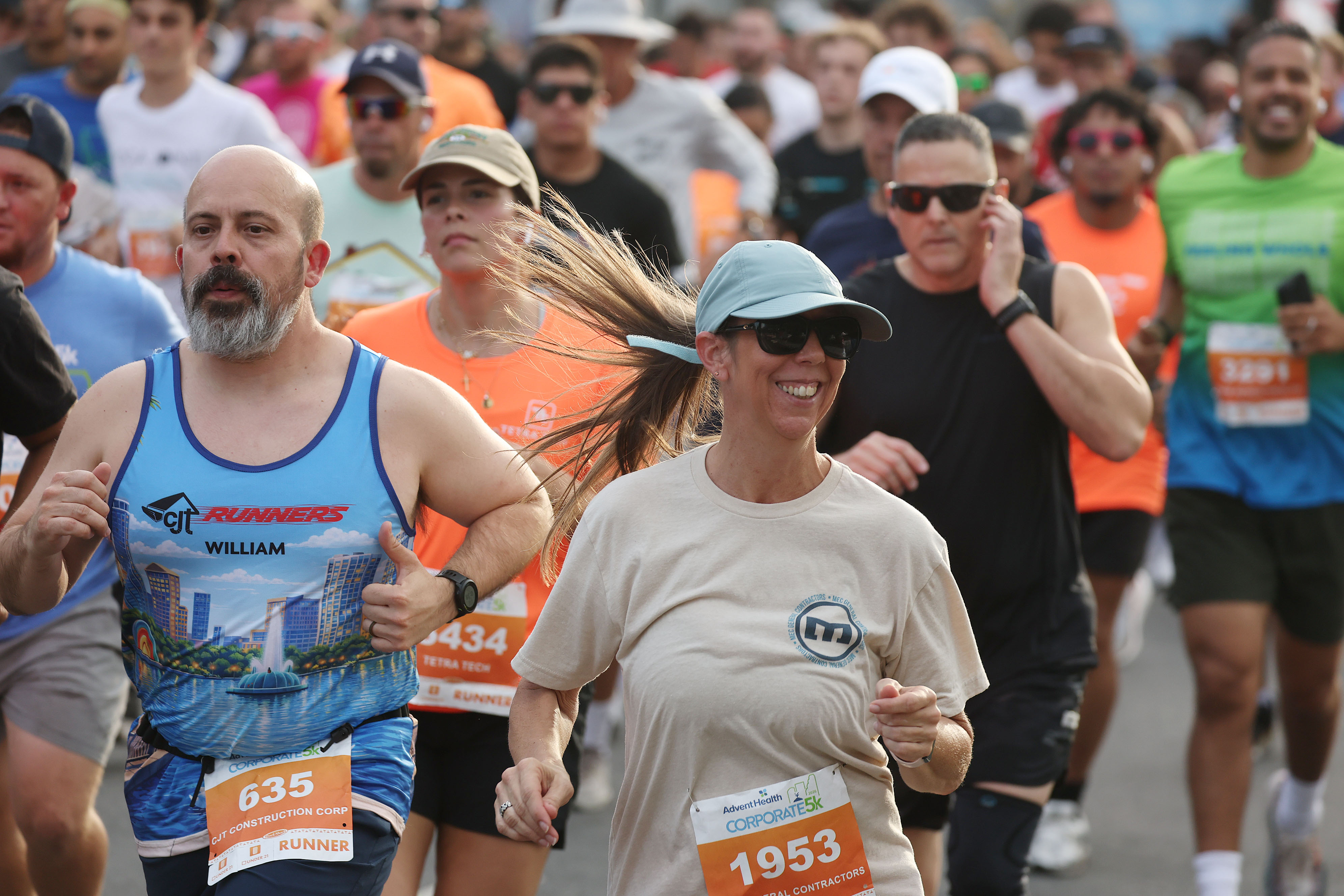 Runners take off during the 32nd AdventHealth Corporate 5K in...