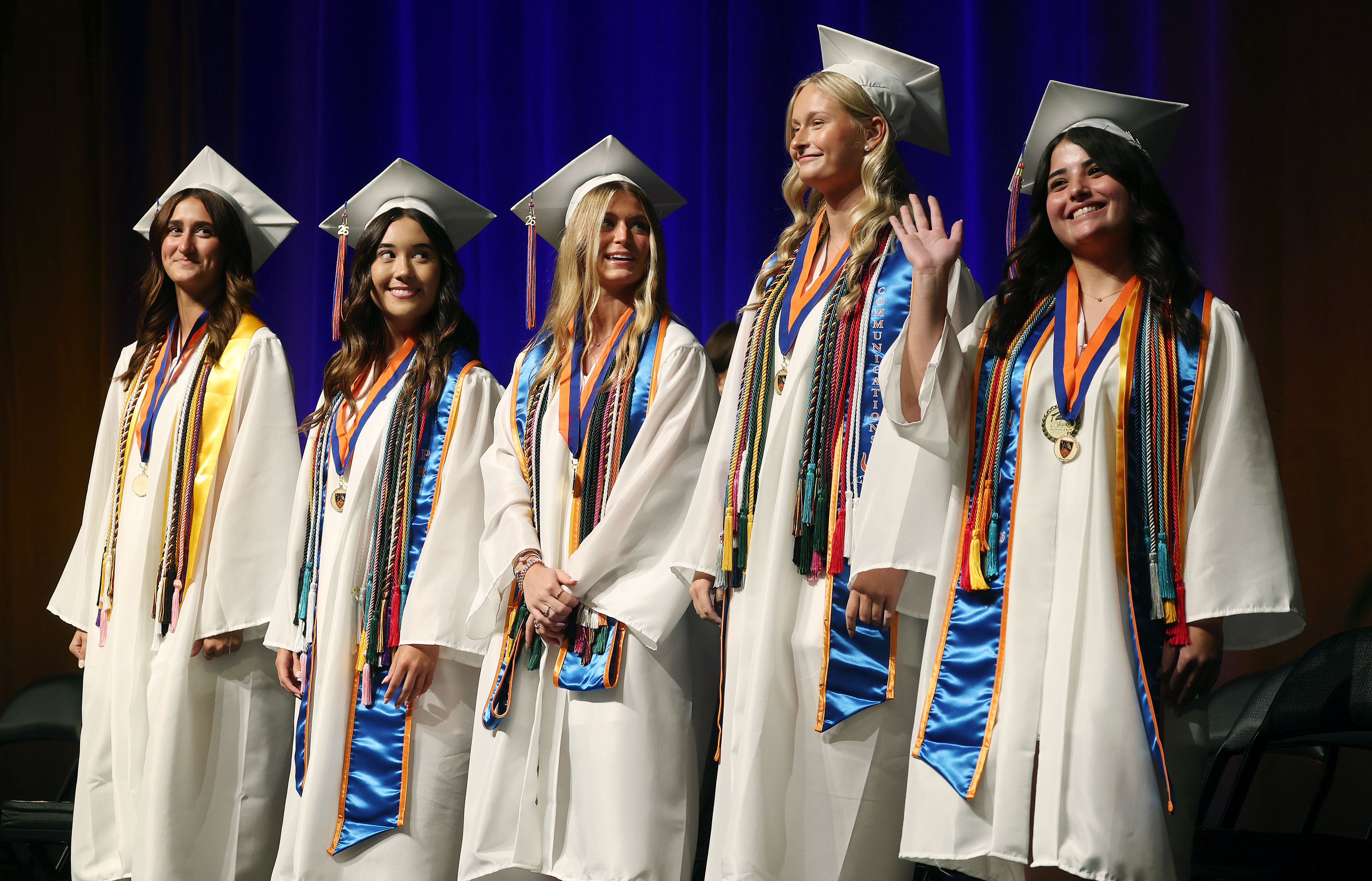 Class of 2026 officers are introduced during West Orange High...