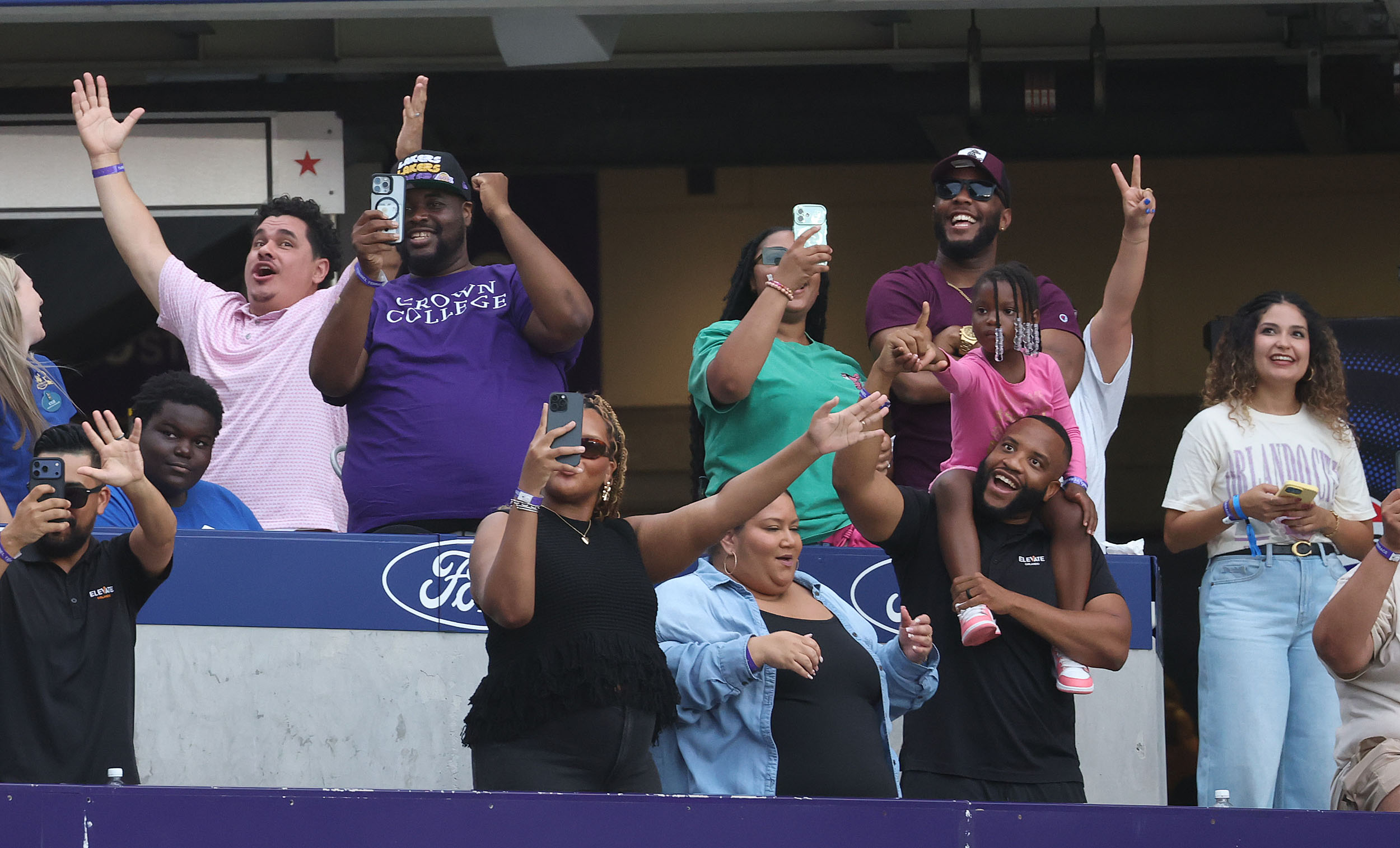 Orlando fans cheer during the Atlanta United at Orlando City...