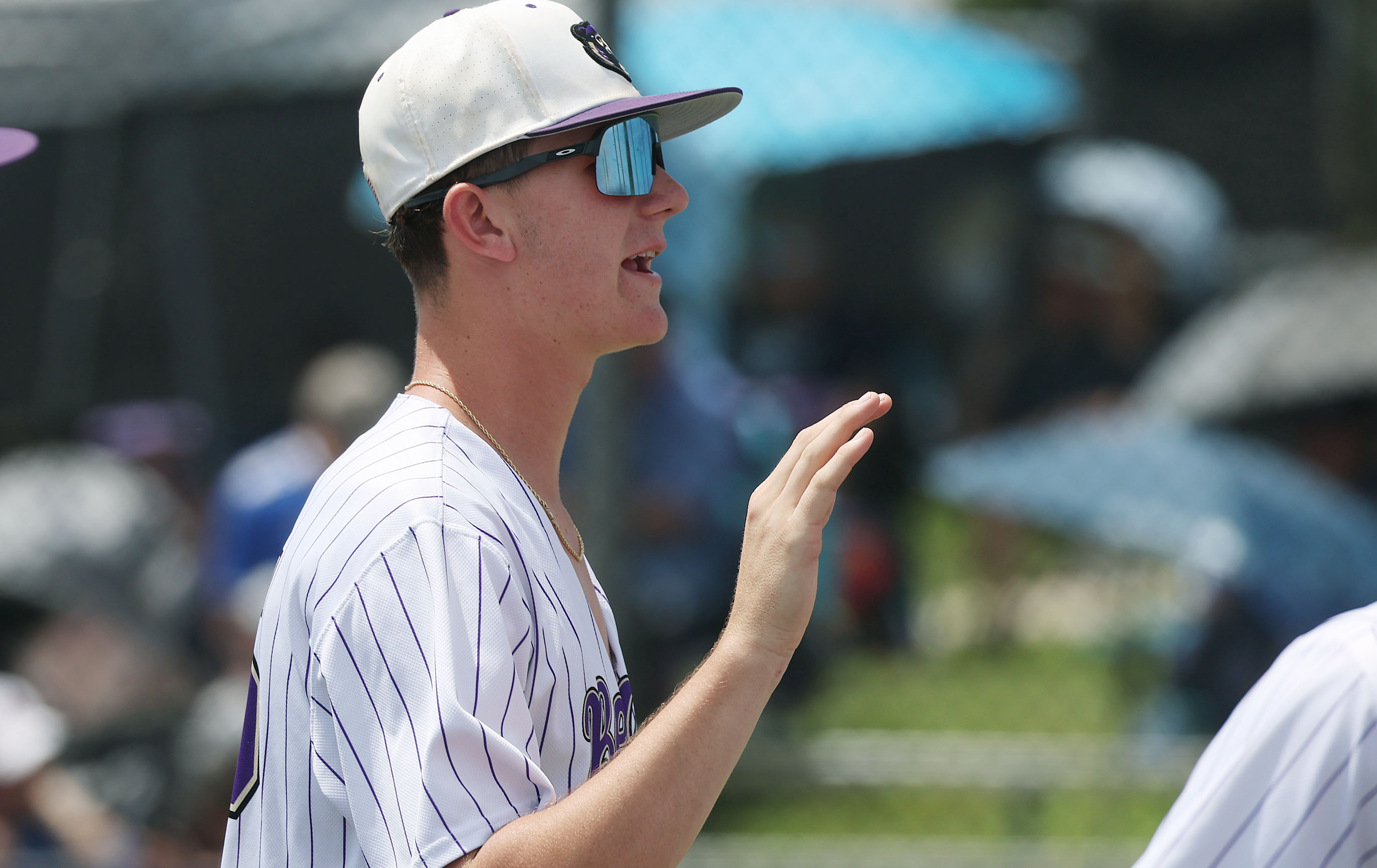 Winter Springs High baseball player Tripp Rosenberger is pictured during...