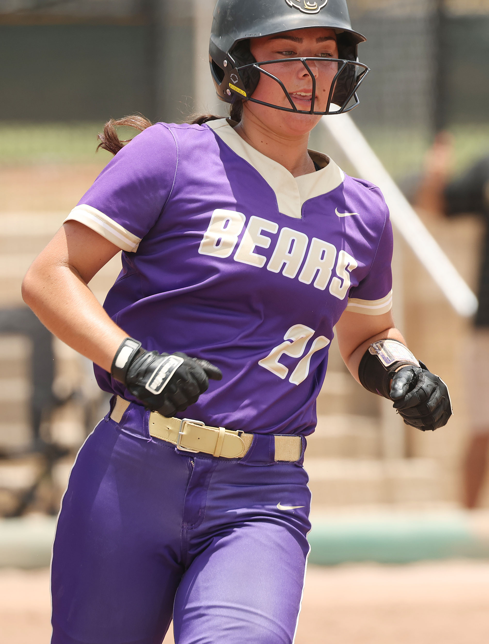 Winter Springs player Tiffany Seemann runs during the Class 5A...