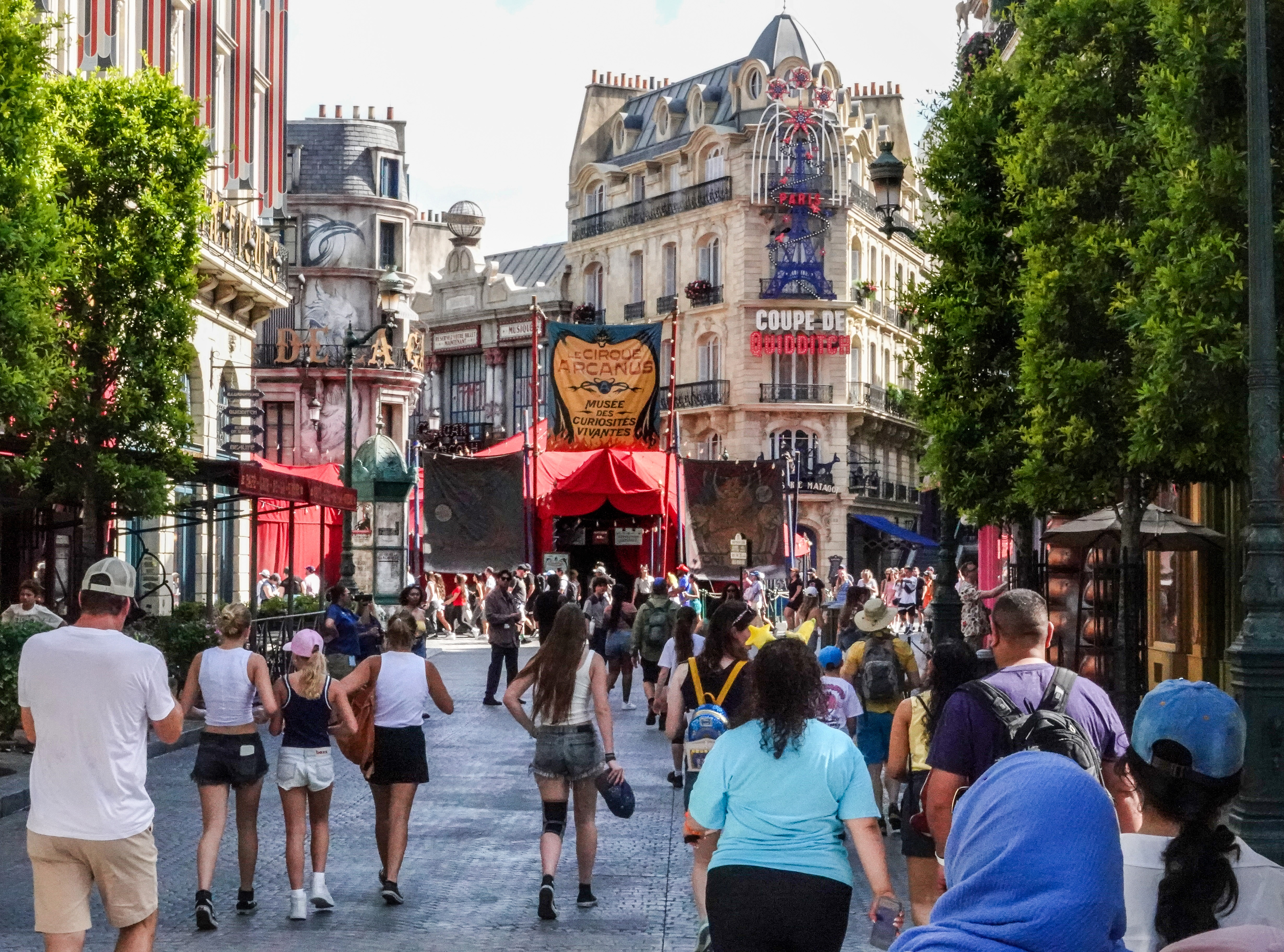 Guests arrive at The Wizarding World of Harry Potter -...