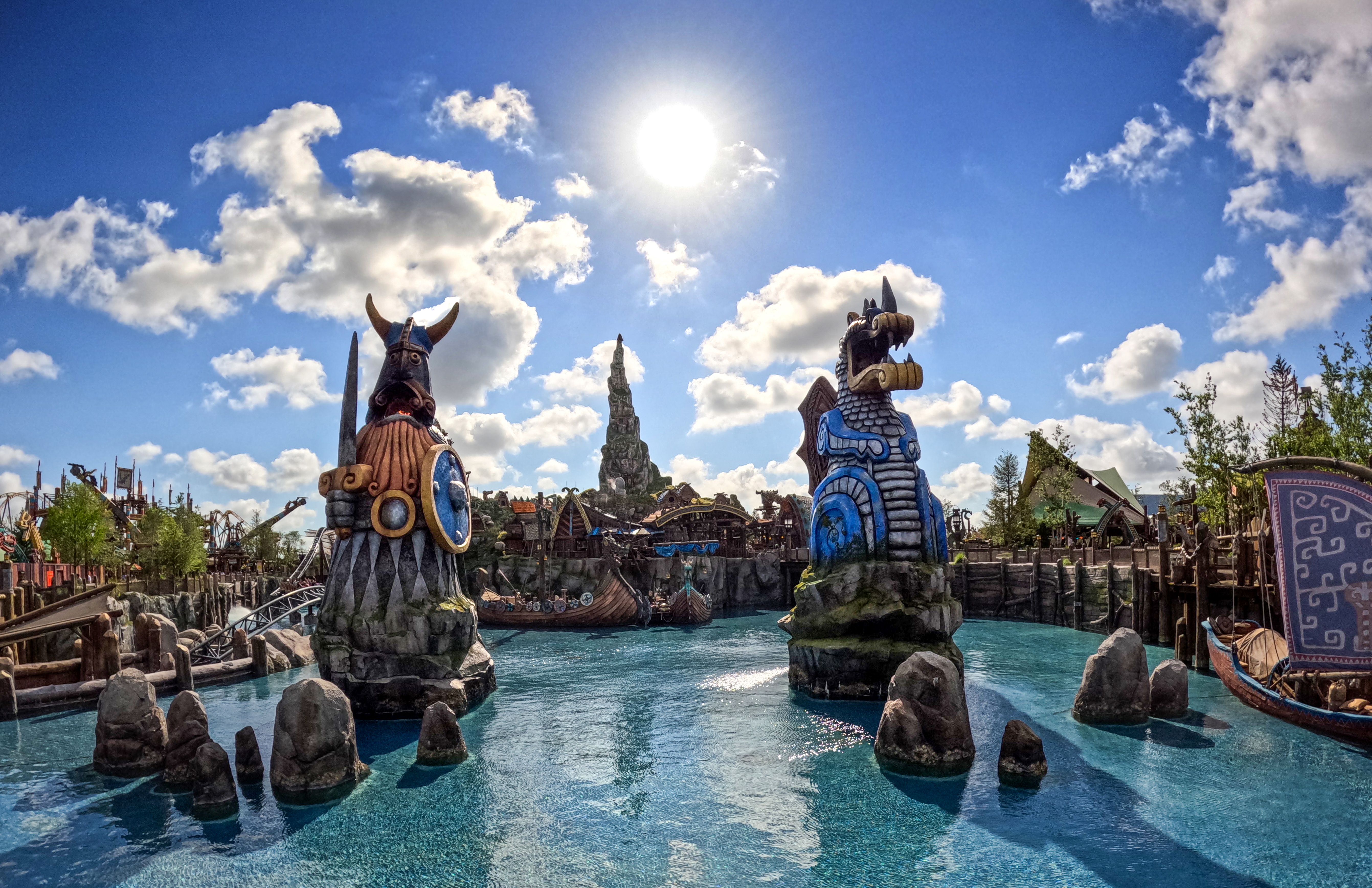 The lagoon at the How to Train Your Dragon â...