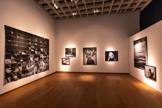 Photographer Rose Marie Cromwell uses photographs to share her lineage in the 2026 Florida Prize in Contemporary Art exhibition at the Orlando Museum of Art on May 26, 2026. (Patrick Connolly/Orlando Sentinel)