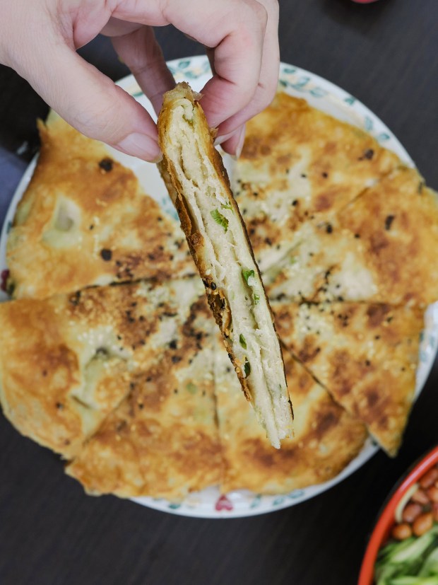 TT Crepes owner Jie Yu makes everything here to order. That includes the wonderful sesame flatbread. It's crispy, soft and wonderful. (Photo courtesy Lisa Wilk/TasteCookSip.com)