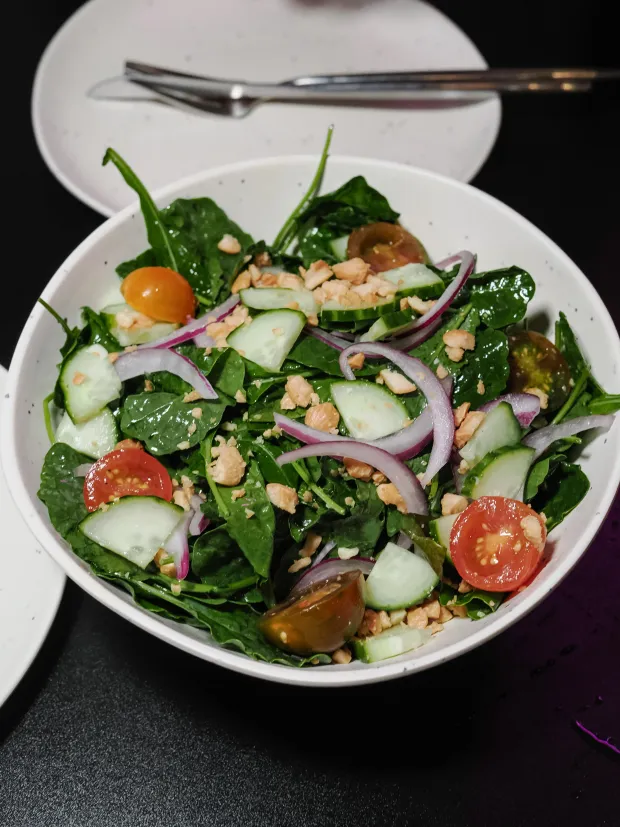 Salads, pastas and wings round out the menu for lunch and takeout options in particular. (Photo courtesy Lisa Wilk/TasteCookSip.com)