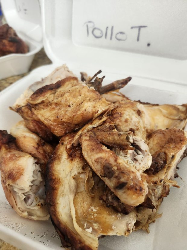 Chain drive-thru options offered meal deals that up the value, but if you're there just for chicken Pollo Tropical is not your place. This chicken ran $12.99. It should also be noted that this restaurant does their chicken on the grill, not rotisserie style. (Amy Drew Thompson/Orlando Sentinel)
