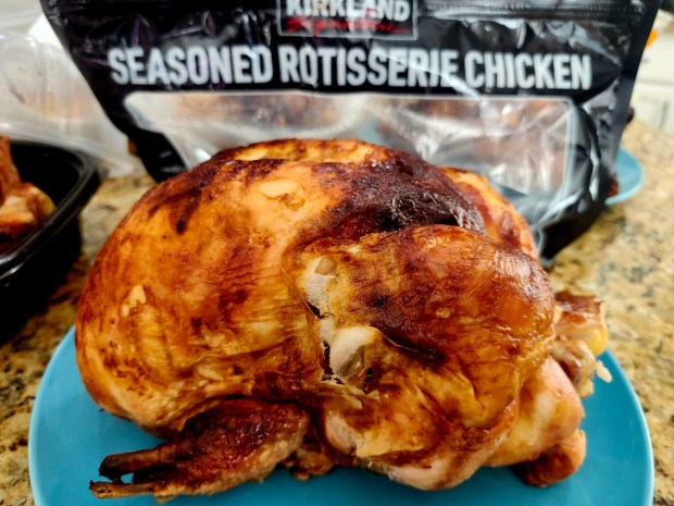 Costco's Kirkland was by far the whopper of the bunch. Over 4 lbs. and just $4.99. (Amy Drew Thompson/Orlando Sentinel)