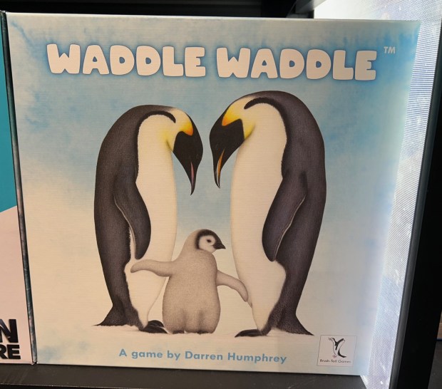 Waddle Waddle is a board game that touts penguin conservation and developed by Orlando resident Darren Humphrey. (Dewayne Bevil/Orlando Sentinel)