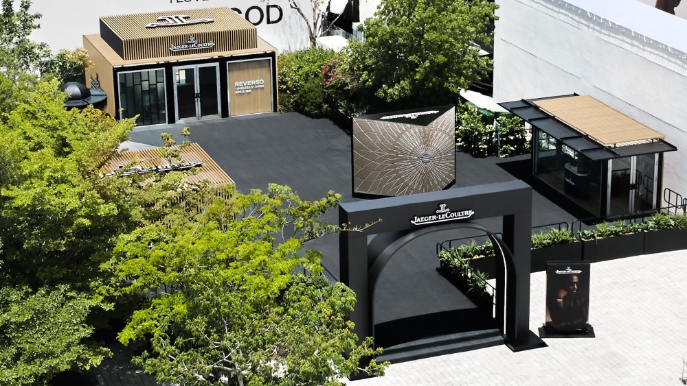 The Jaeger-LeCoultre The Reverso Stories pop-up in Miami.