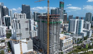The Perrin Tops Out At 244 SW 9th Street In Brickell, Miami