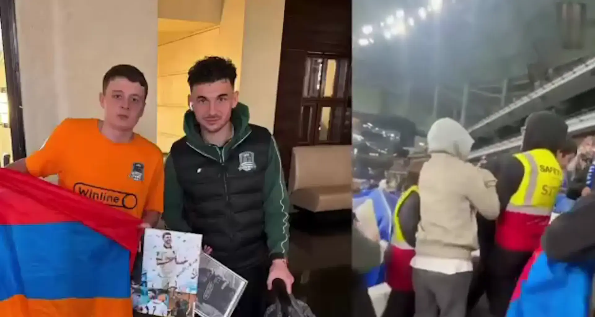Young fan travelled from St. Petersburg for Spertsyan but lost the promised shirt