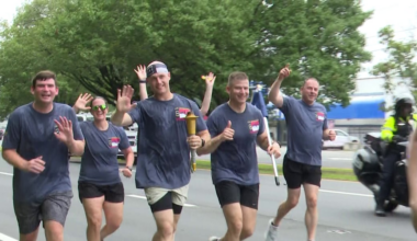 Jacksonville police participate in Special Olympics Torch Run