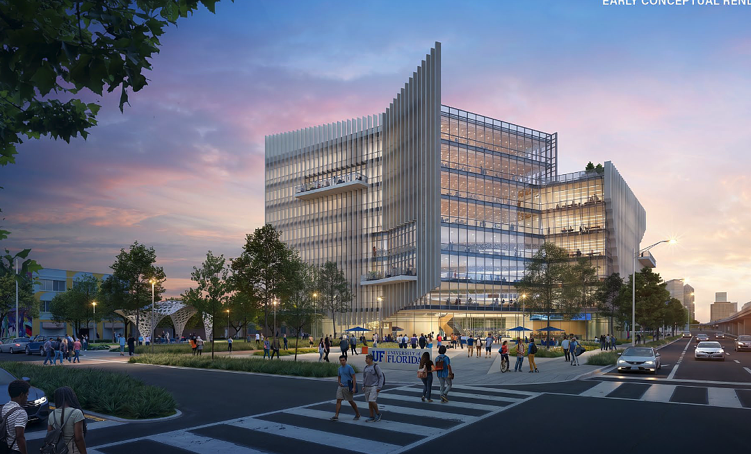 University of Florida shares updated Downtown Jacksonville campus rendering