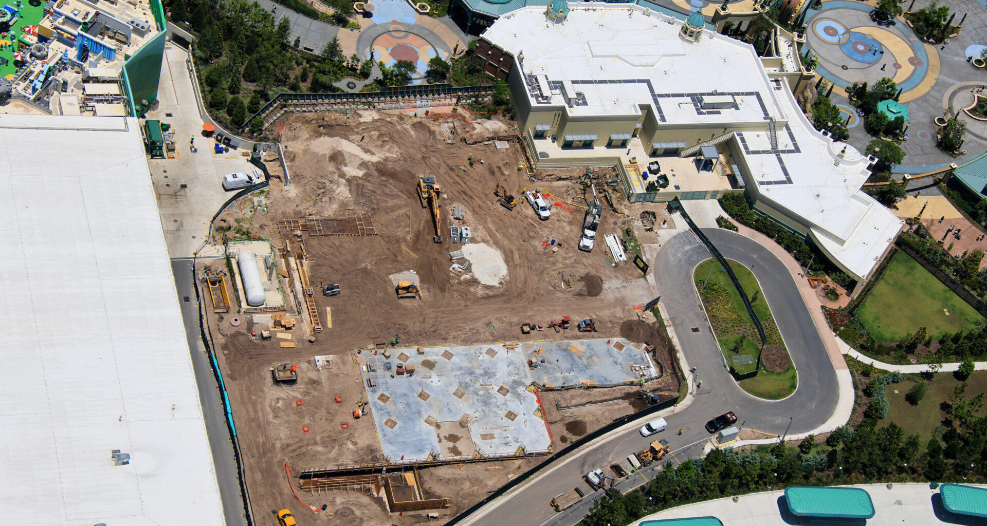 Epic Universe Event Space Construction
