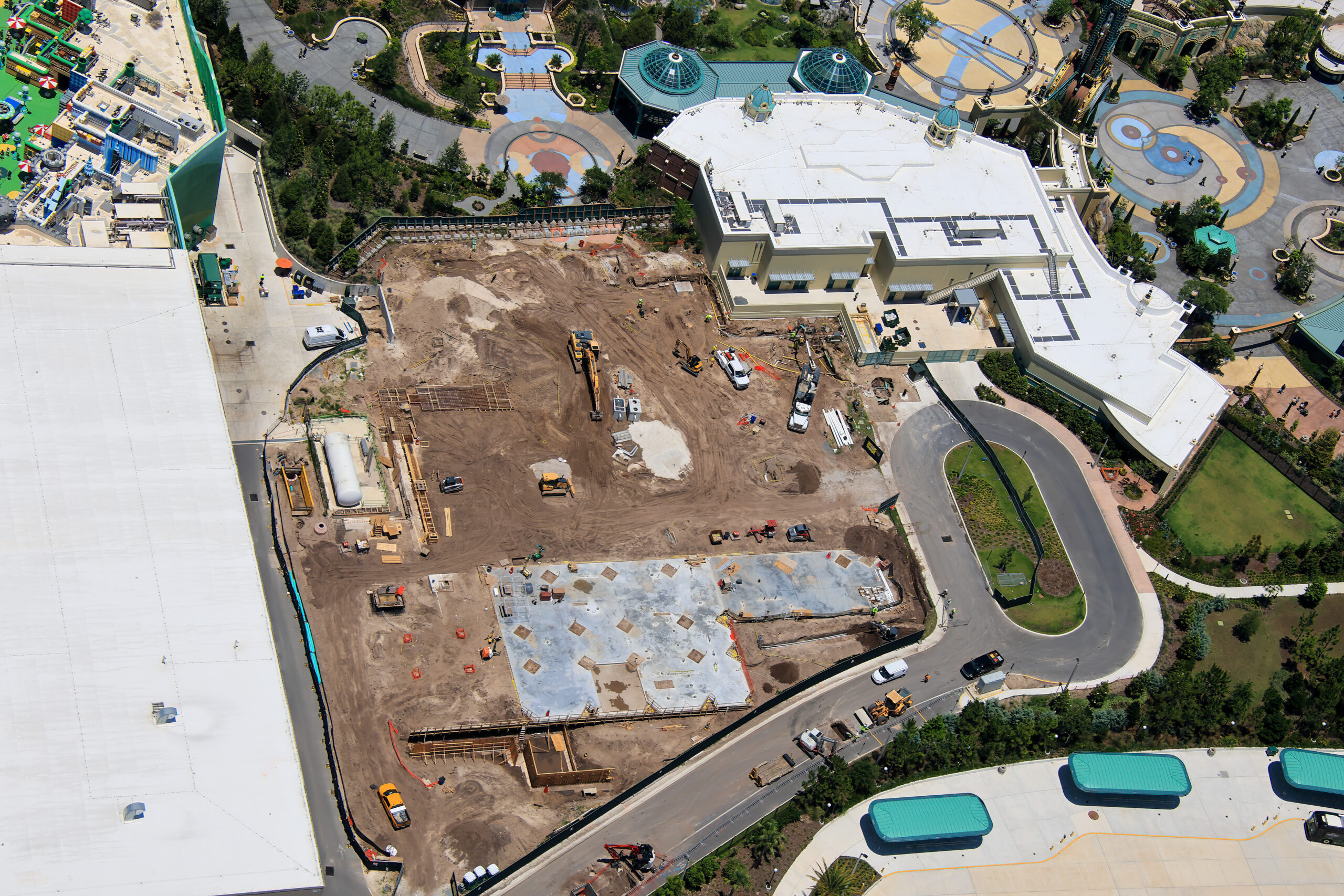 Epic Universe Event Space Construction