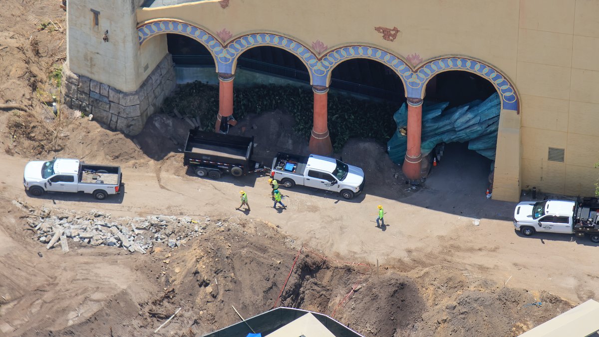 Demolition underway at Lost Continent