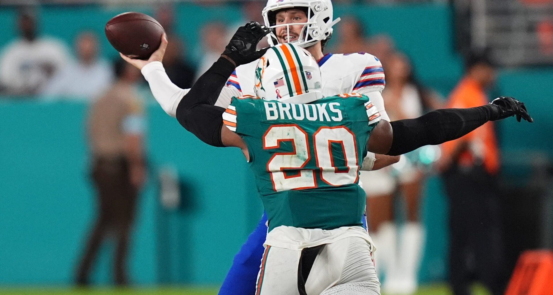Jordyn Brooks proves why he needs to be apart of the Miami Dolphins' future in just a few short sentences