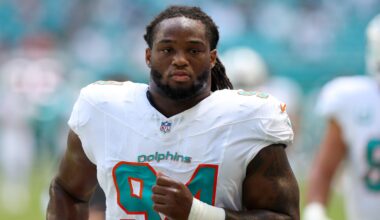 One of the Miami Dolphins' young defenders has apparently been working a little TOO hard this offseason