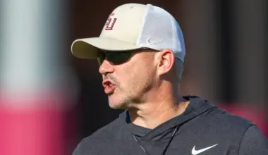 Florida State Seminoles football coach Mike Norvell shares a defiant message while squarely on the hot seat image