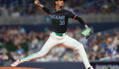 Eury Pérez delivers his best start of 2026 as Miami snaps its three-game losing streak. - Marlins