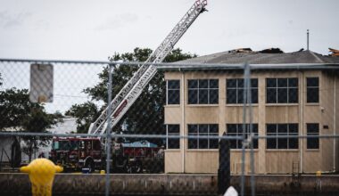 Fire officials say USF St. Pete’s marine science lab is likely a ‘total loss’ after weekend fire