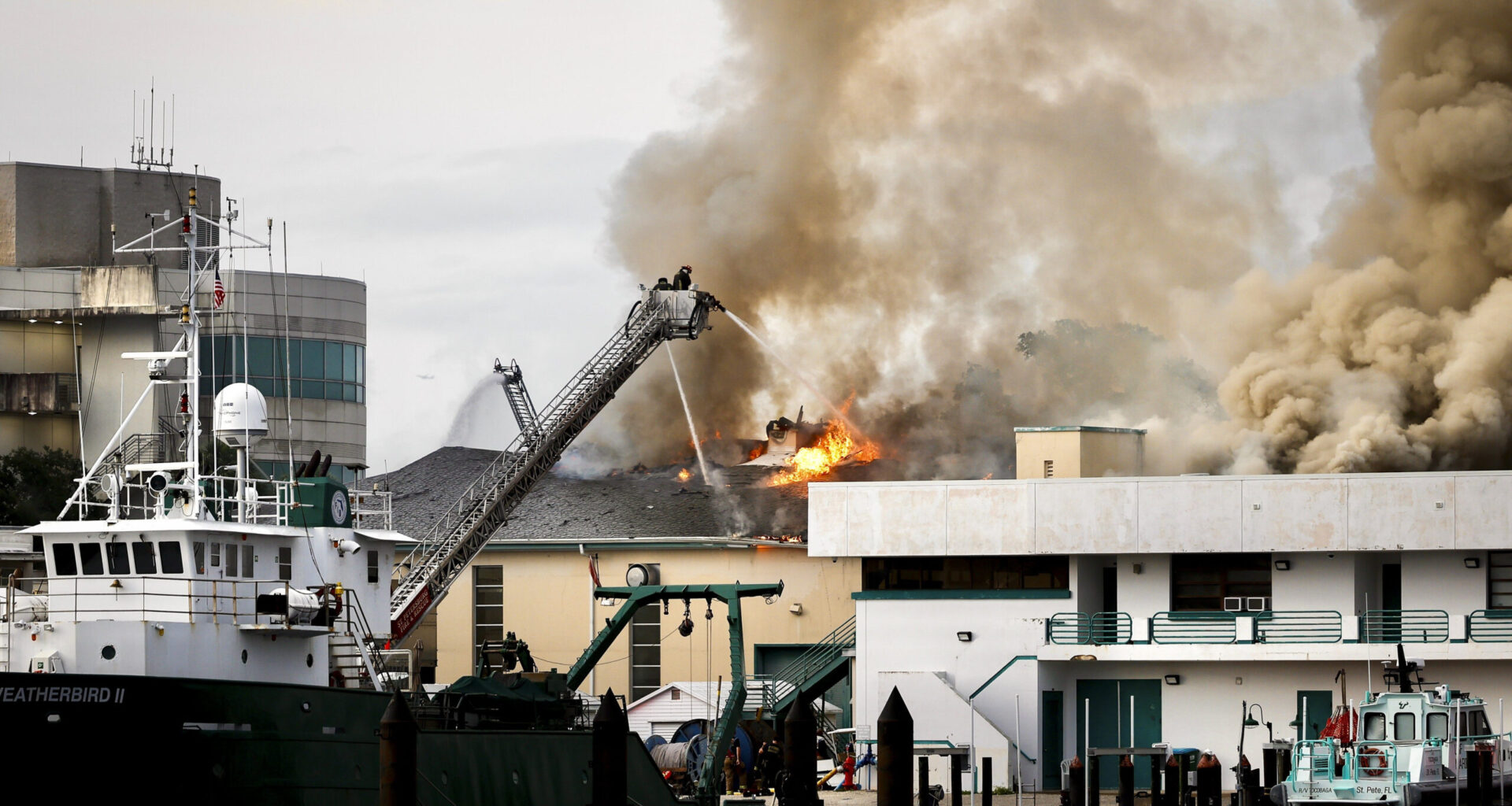 Fire Destroys Lab Building on University of South Florida Campus