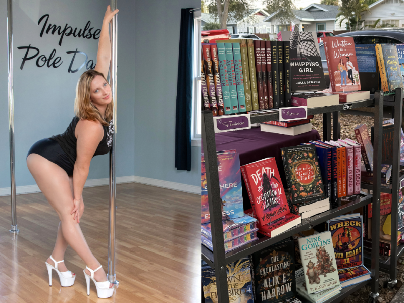St. Pete pole dancers collab with local bookseller for ‘Booty, Books + Bubbles Party’