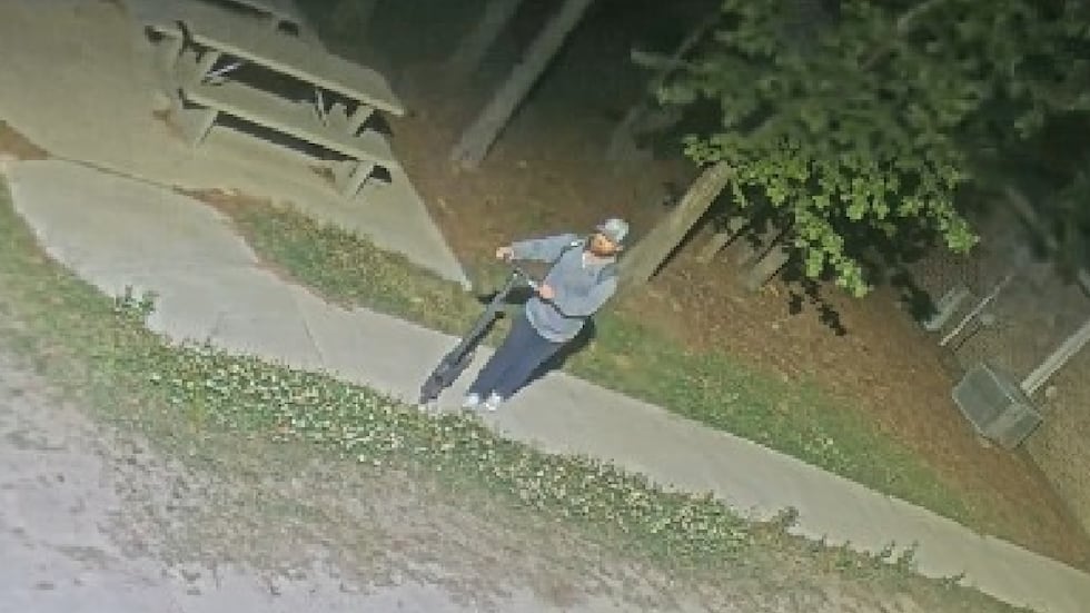Jacksonville police are looking to identify this man after several burglaries near Office Park...