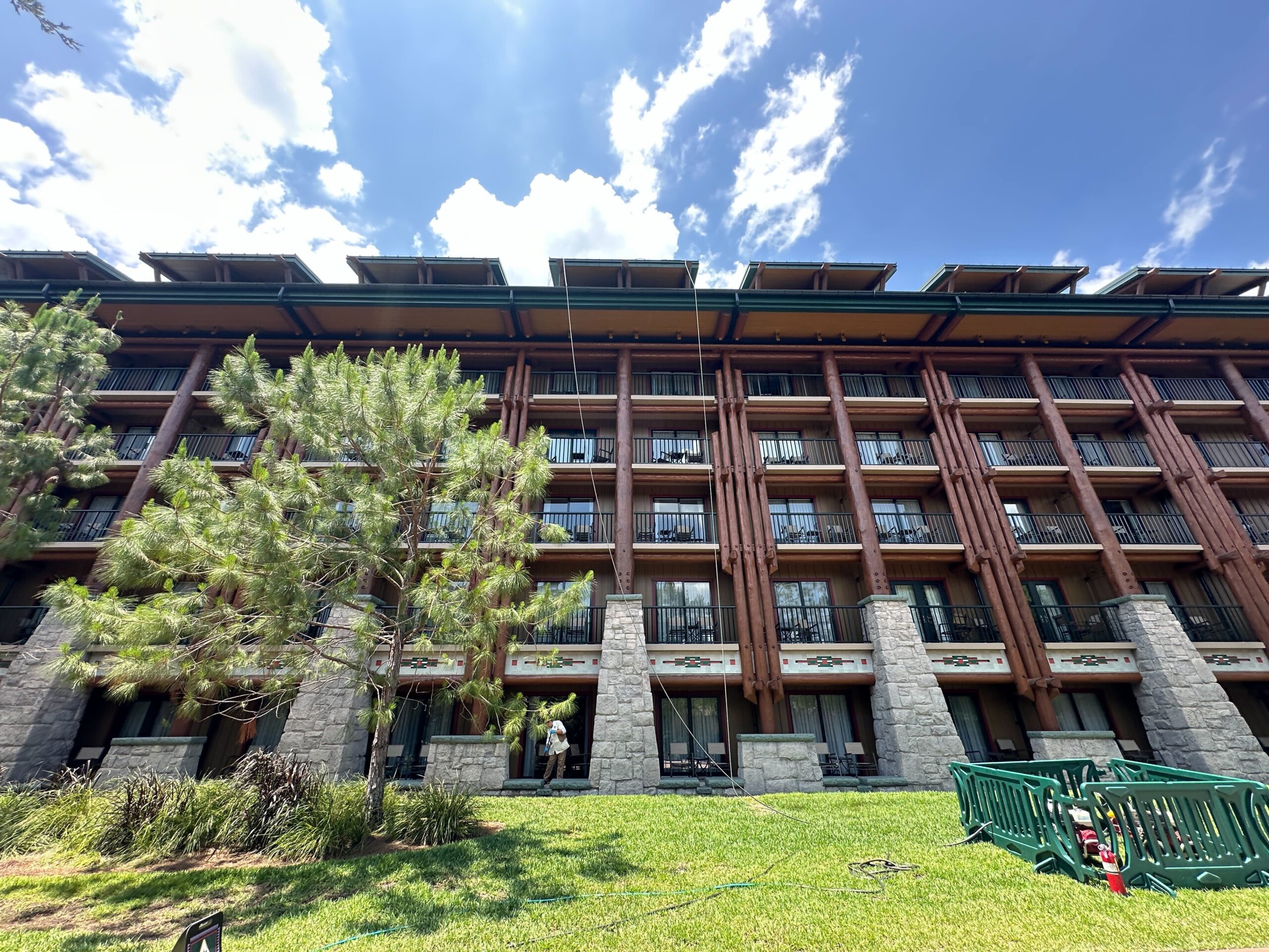 Refurbishment work and renovations at Disney's Fort Wilderness