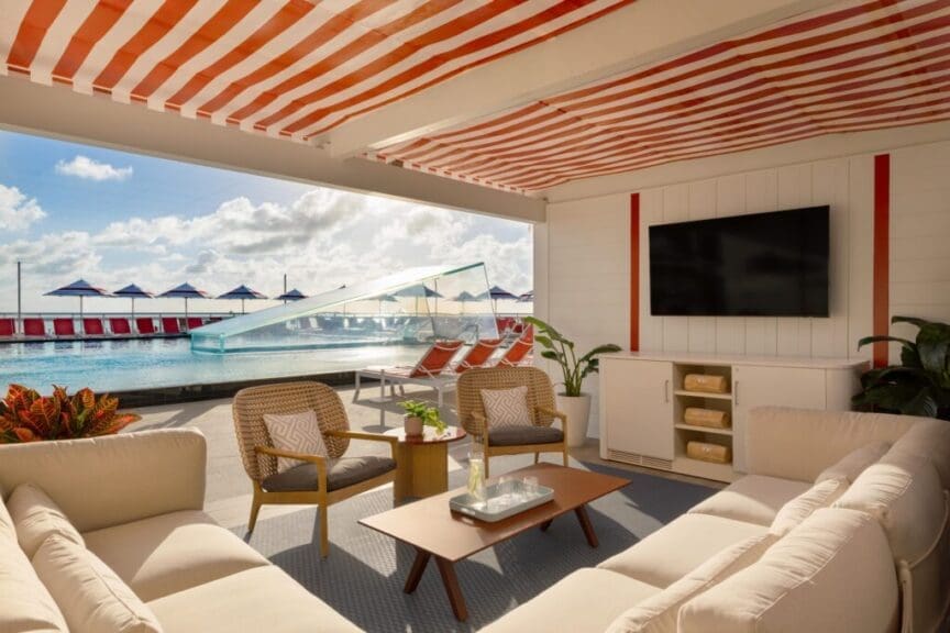W Fort Lauderdale Unveils Tihany-Designed Living Room and WET Deck Redesign