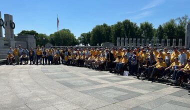 Grace Temple shares stories from this year’s Honor Flight Tallahassee