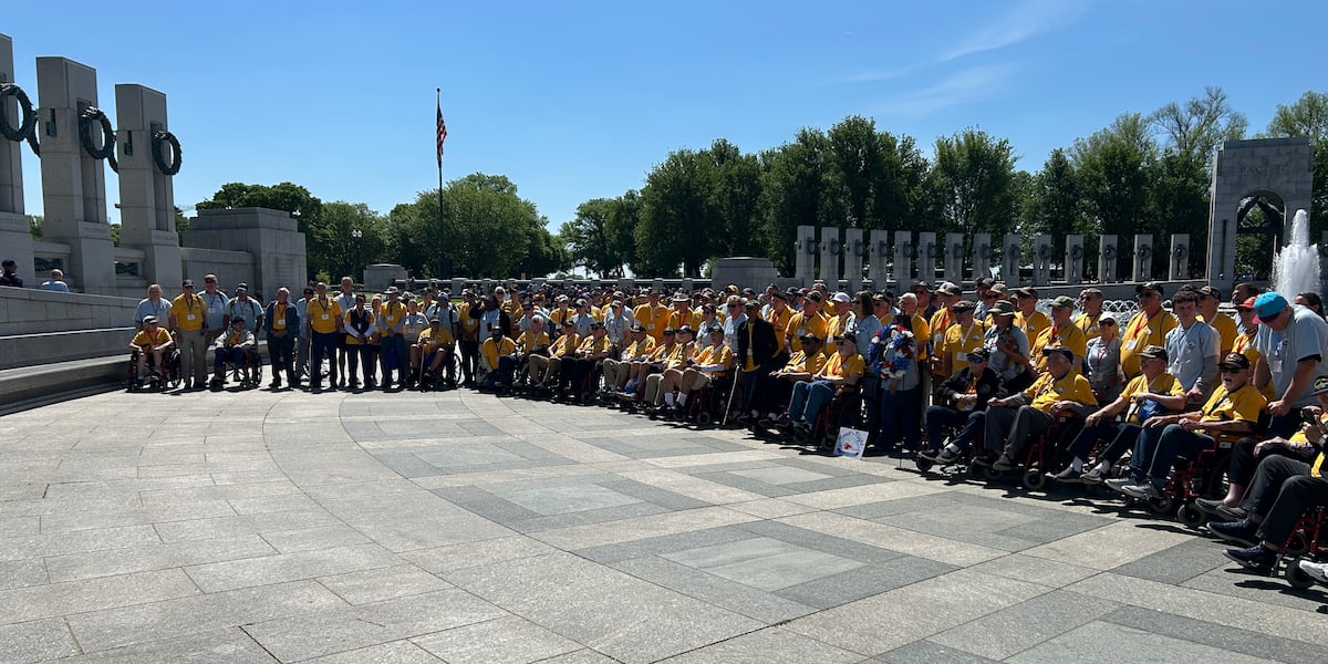 Grace Temple shares stories from this year’s Honor Flight Tallahassee