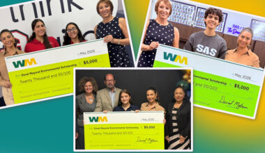 WM Joins with the City of Doral to Award $20,000 in Mayoral Environmental College Scholarships to Four Doral High School Seniors