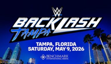 WWE Backlash Tampa 2026 Segment Order & Match Order